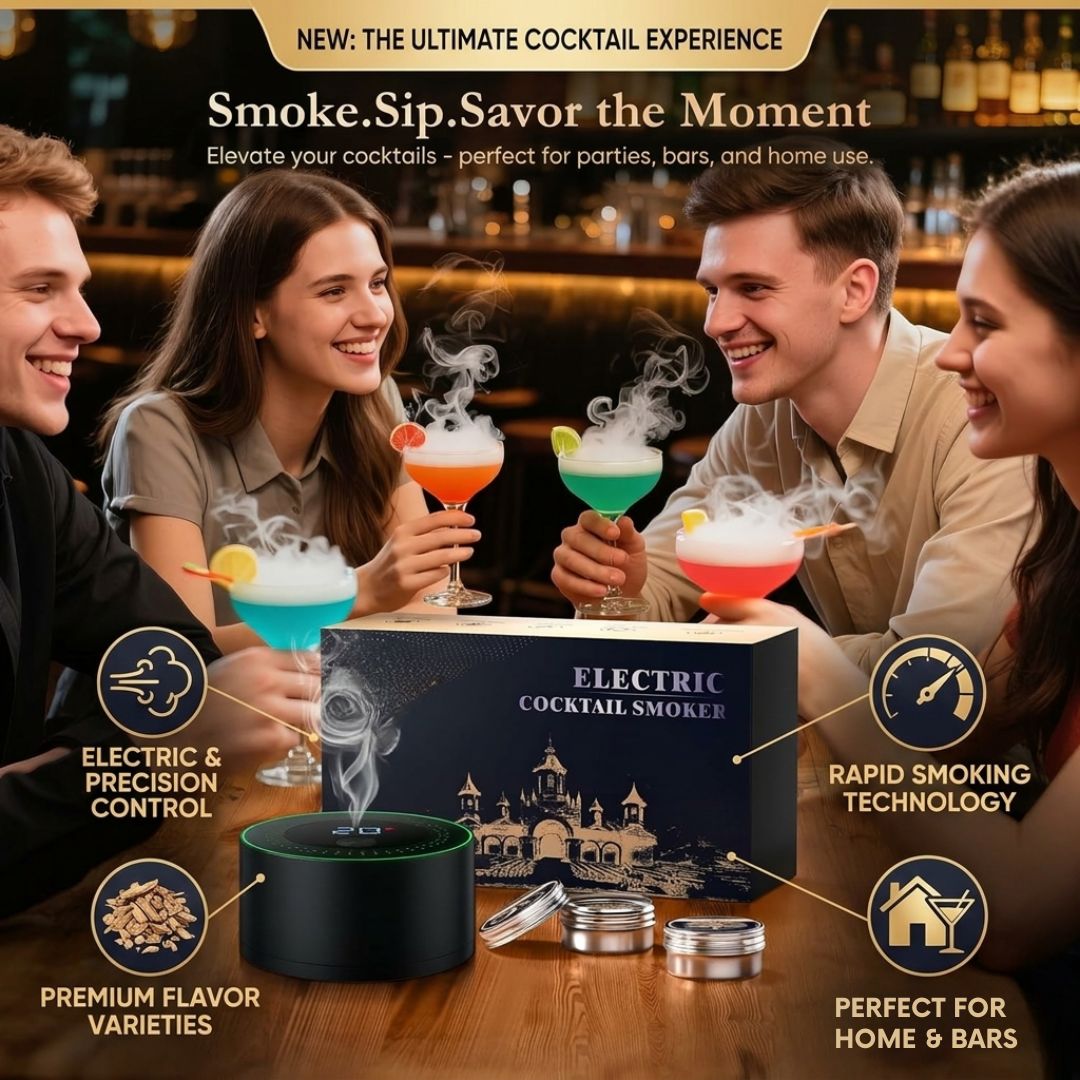 Electric Whiskey Smoker Kit-Rechargeable