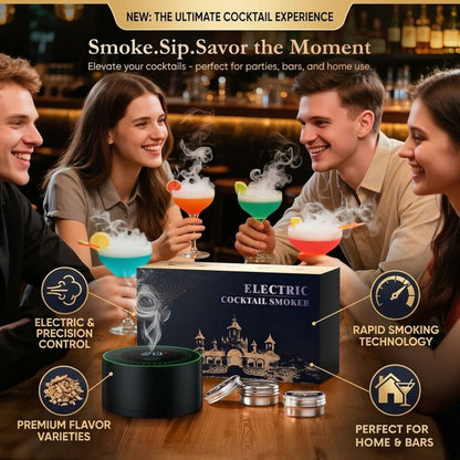 Electric Whiskey Smoker Kit-Rechargeable