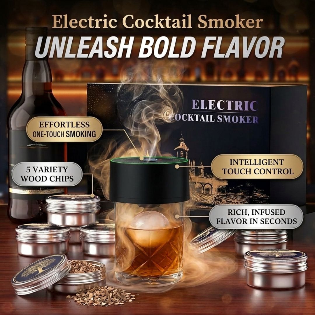 Electric Whiskey Smoker Kit-Rechargeable