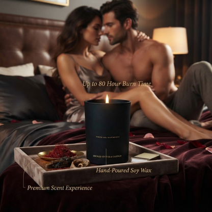 Smoked Vetiver & Saffron Candle